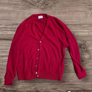 Classics red cardigan vintage